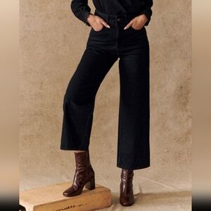 Sezane Denim Black Jeans